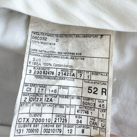 Ermenegildo Zegna Wool Suit EU52R - Picture 8 of 15